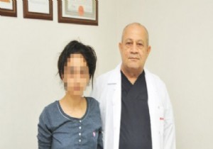 Genç kızın karaciğerinden 600 gram kist çıktı!