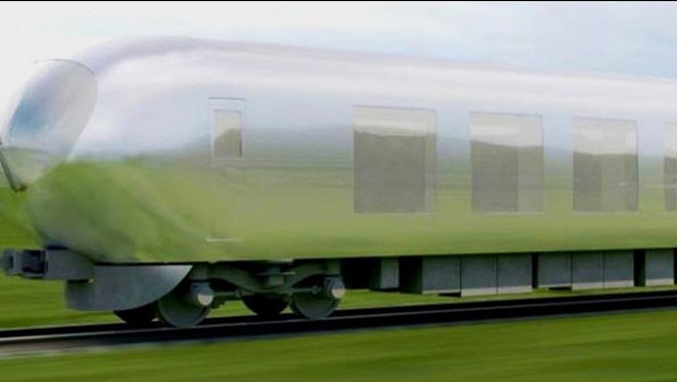 Japonlar  görünmez tren  yapıyor!