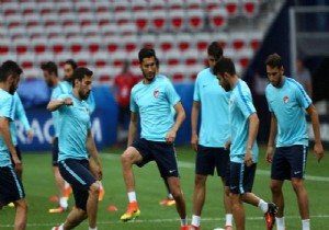 A Milli Futbol Takımı, İspanya maçına hazır