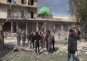 Halep in kuzeyine misket bombalı saldırı