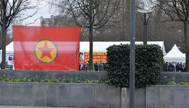 Brüksel deki PKK çadırı kaldırıldı!