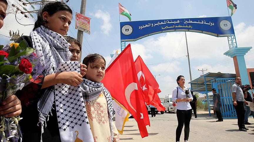 Gazze yardımları böyle karşıladı!