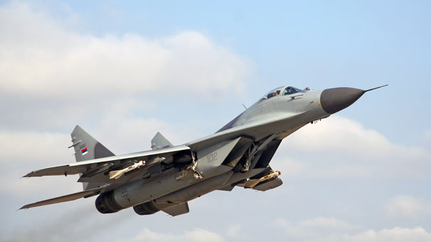 MiG-29 jeti düştü!