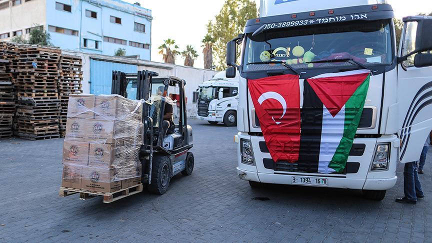 11 tır daha Gazze ye ulaştı