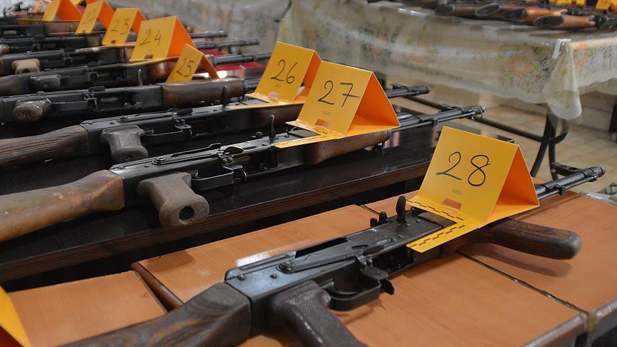 Siirt te PKK cephaneliğine baskın