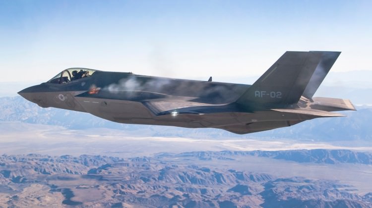 F-35 ler Hollanda’da test uçuşu yaptı