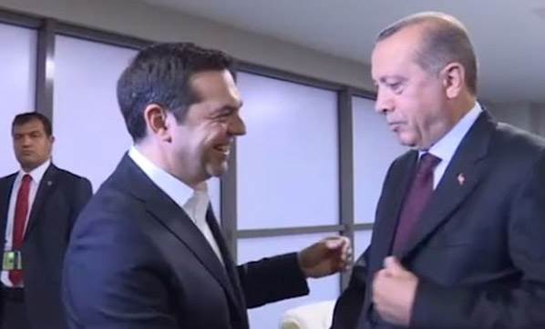 Erdoğan dan Çipras a kravat sorusu!