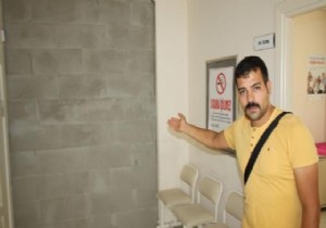 Duvar İkiye Bölünmdü! Hastalar Şaşkın!