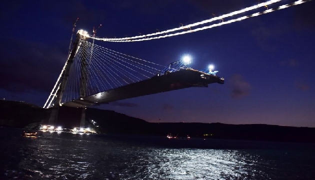 Yavuz Sultan Selim Köprüsü nde sona doğru!