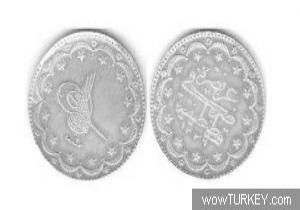 Sultan Abdülmecid in 500 kuruşu!