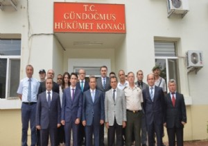 Vali Türker, Gündoğmuş u Ziyaret Etti