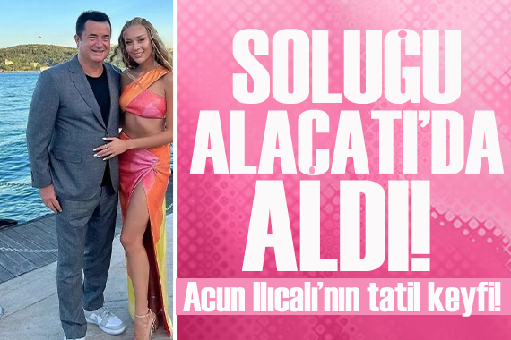 Acun Ilıcalı soluğu Alaçatı da aldı! Sürat teknesiyle deniz turu