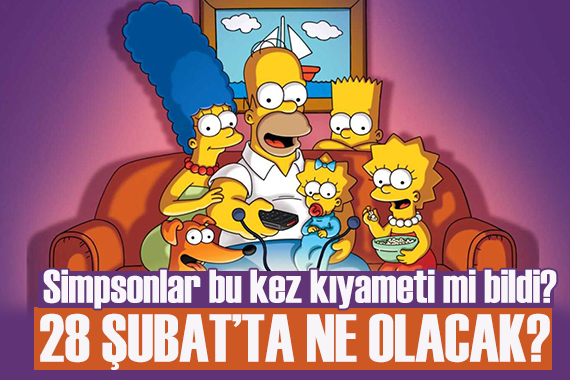 Simpsonlar ın işaret ettiği  kıyamet  tarihi geldi!