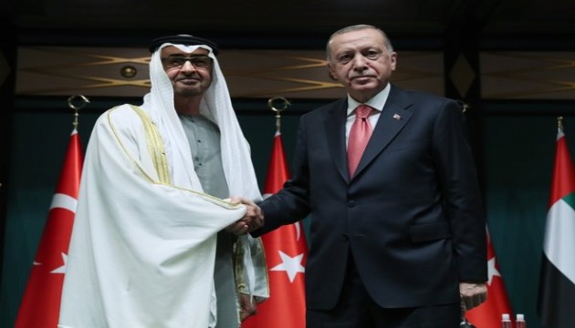 Erdoğan, BAE veliaht prensiyle görüştü