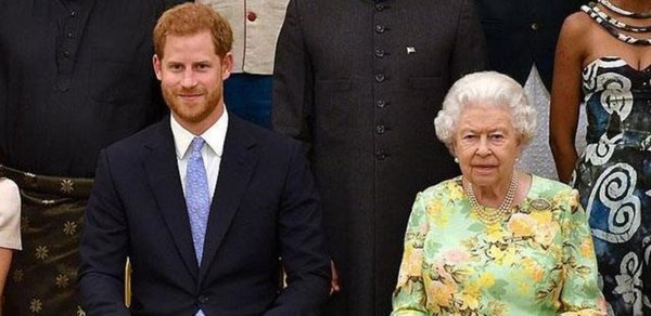 Prens Harry den  Elizabeth e veda mesajı