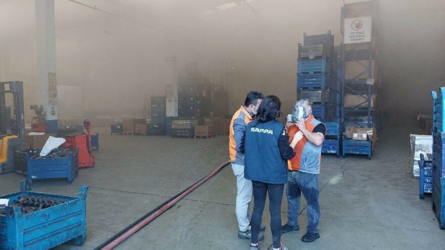 Fabrikada yangın: 19 işçi yaralandı!