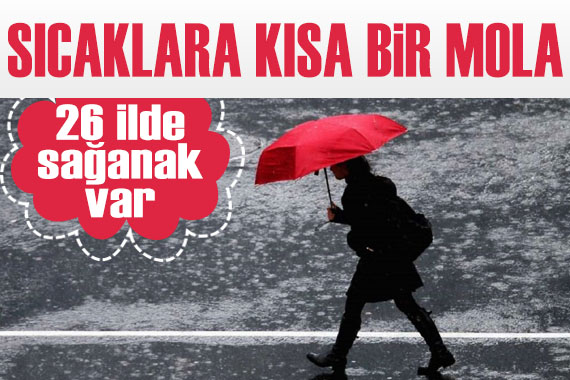 Meteoroloji saat verdi: İstanbul ve Ankara dahil 26 il için sağanak uyarısı!