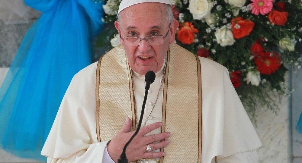 Papa,  2017 savaşlar, ölümler ve yalanlarla bozuldu 