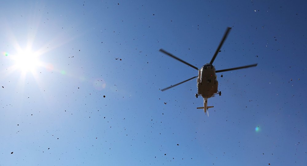 Helikopter pervanesi kafasını kopardı