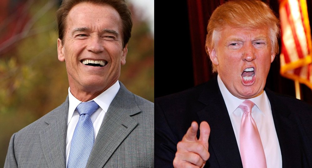 Schwarzenegger: Trump bana aşık