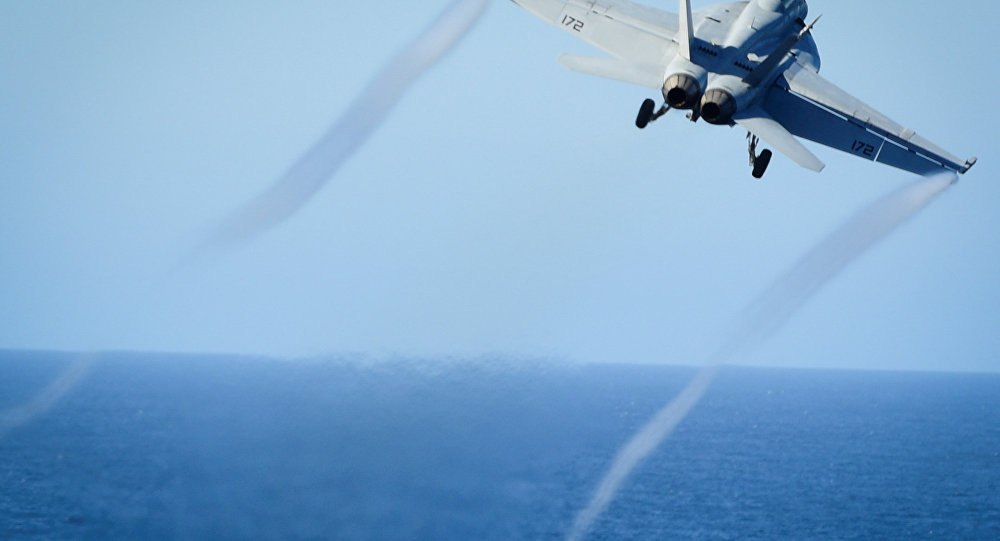 ABD’de Super Hornet savaş uçağı düştü