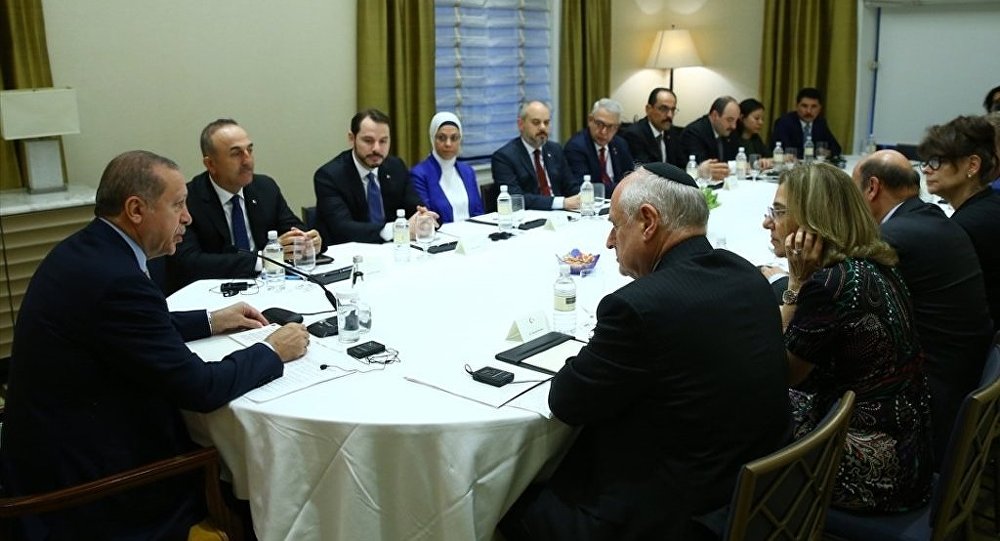 Erdoğan, New York ta Yahudi kuruluşlarının temsilcileriyle görüştü