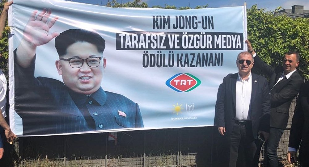 İYİ Parti den TRT ye Kim Jong-un ödülü