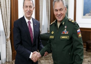 Akar, mevkidaşı Şoygu ile görüştü