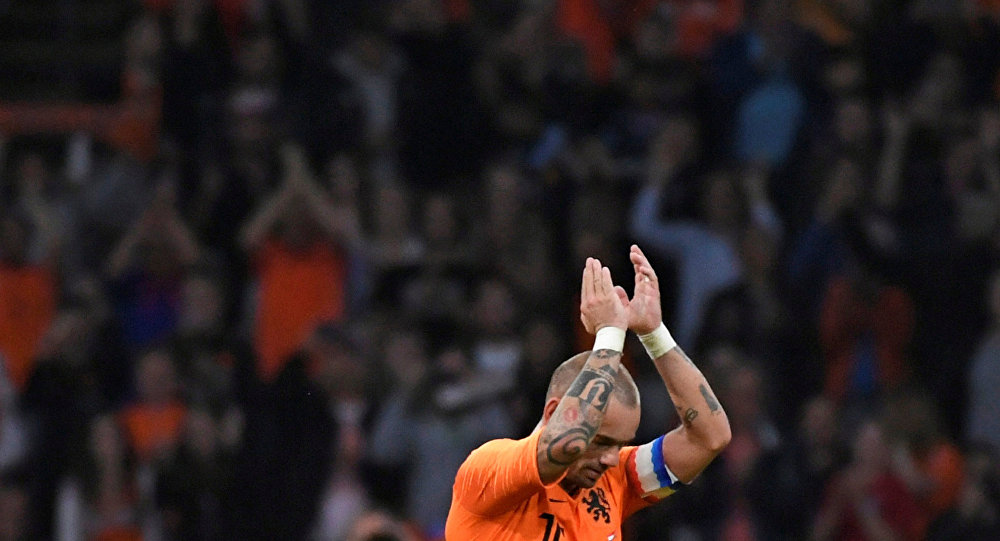 Wesley Sneijder, Milli Takım a veda etti
