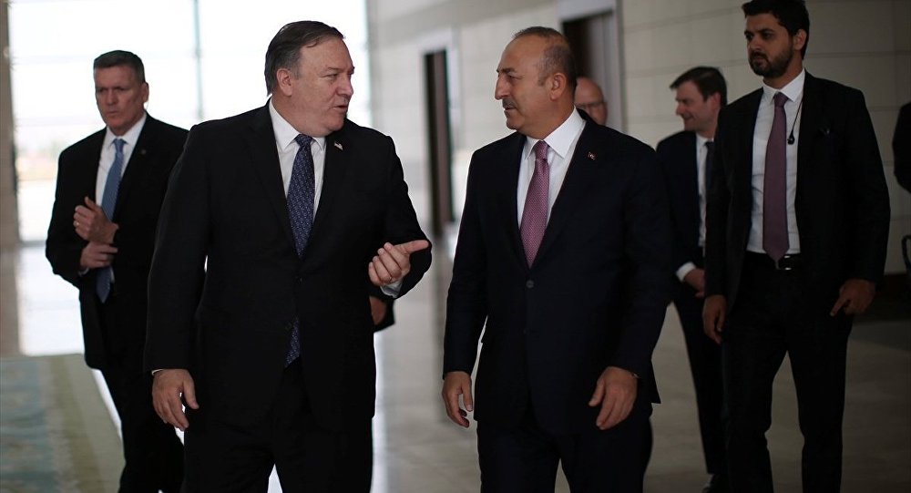 Çavuşoğlu, Pompeo ile görüştü