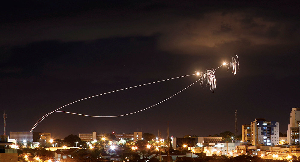 Gazze den İsrail e füze atışı