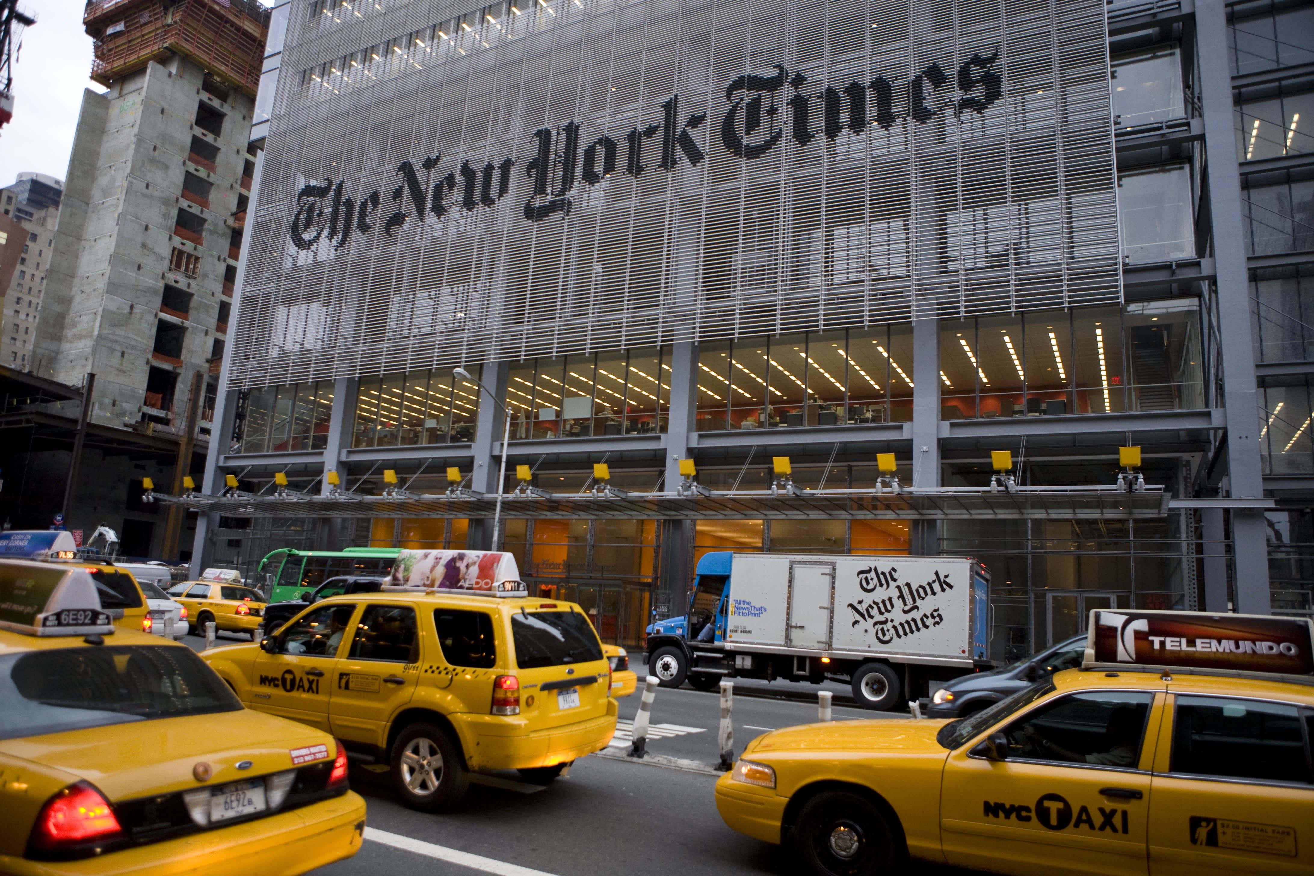 New York Times çalışanlarından iş bırakma eylemi