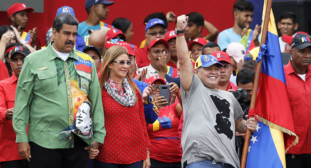 Maradona: Güçlü ol Venezüella