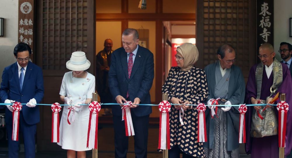 Erdoğan, Japonya da Ara Güler Sergisi nin açılışını yaptı