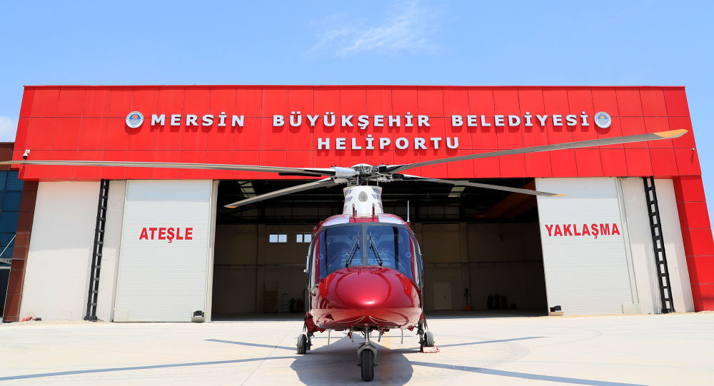 Mersin Belediyesi nden satılık helikopter