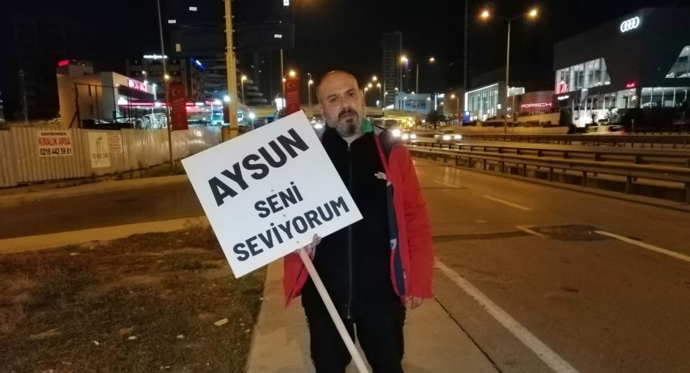 Eşiyle barışabilmek için İstanbul’dan Ankara’ya yürüyor