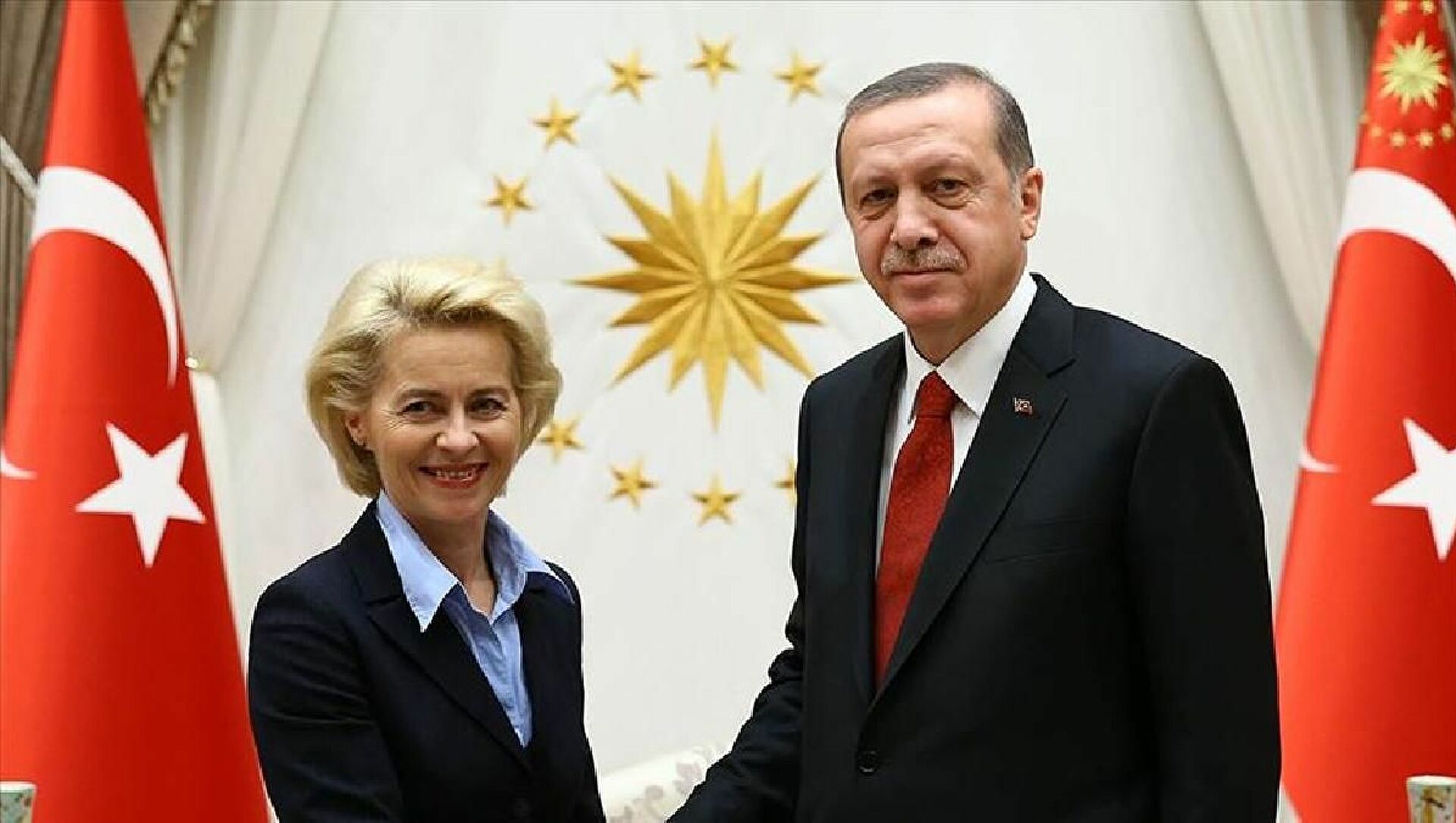 Erdoğan, Ursula von der Leyen ile görüştü