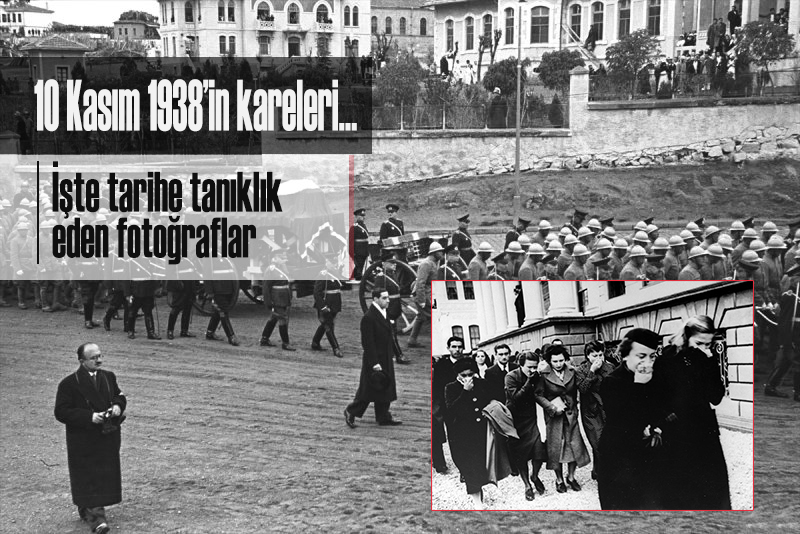 10 kasım 1938 Gününe ait Ulu Önder in cenazesinden tarihe tanıklık eden fotoğraflar!
