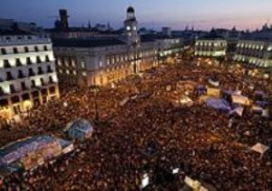 Madrid in  Öfkelileri  Sokaklardaydı