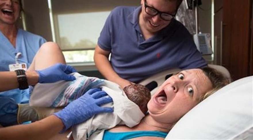Doğum yaptıktan sonra gördüklerine inanamadı
