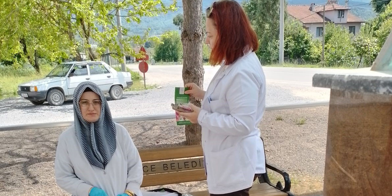 Köylerde kanserin risk faktörleri anlatılıyor