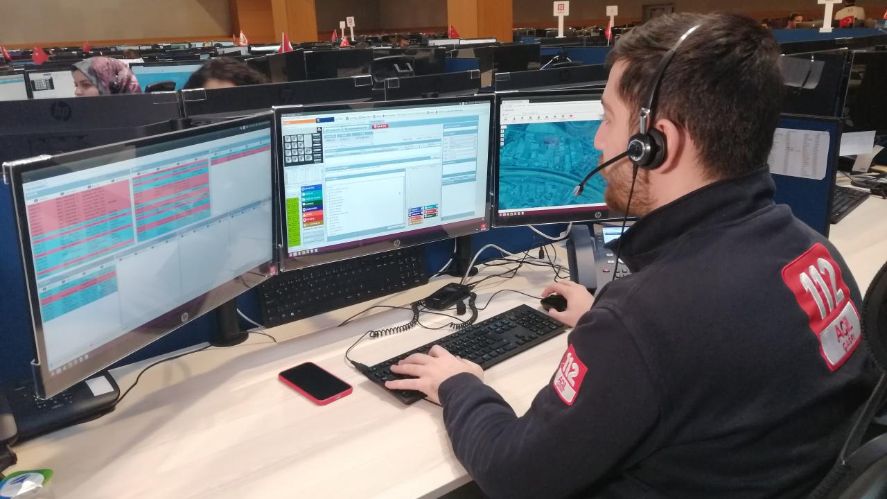 112 Acil Çağrı Merkezine yapılan ihbarların 5 te 1 i asılsız