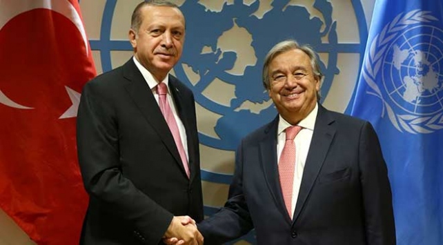 Erdoğan BM Genel Sekreteri ile görüştü