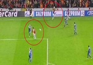 Galatasaray - Chelsea maçında ikinci  Donk vakası 