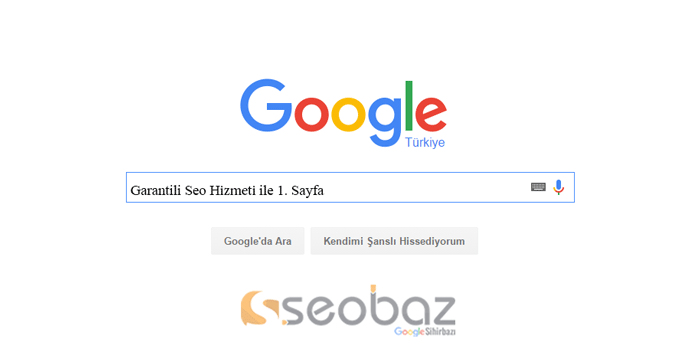 Google Sihirbazıyla  Arama Sonuçlarında İlk Sayfa