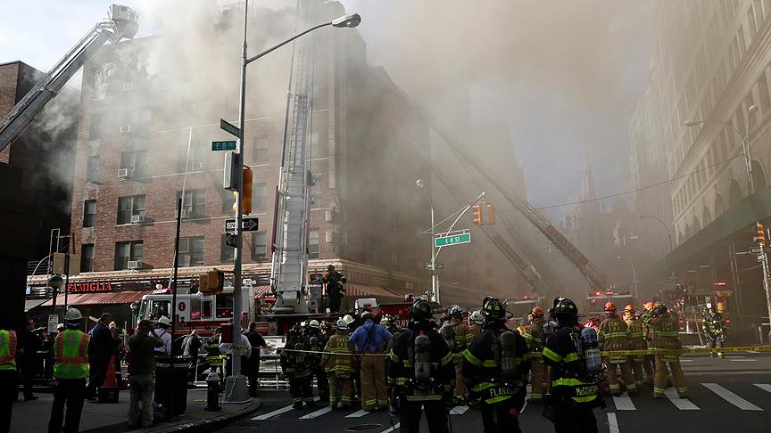 New York ta korkunç yangın