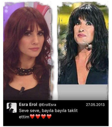 Esra Erol: Seve seve taklit ettim!