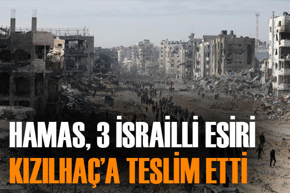 Hamas, 3 İsrailli kadın esiri Kızılhaç a teslim etti