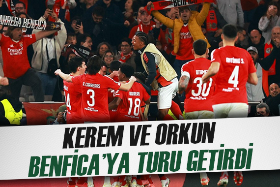 Kerem ve Orkun, Benfica ya turu getirdi