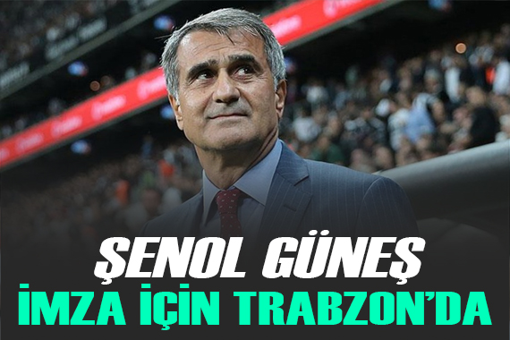 Şenol Güneş imza için Trabzon da